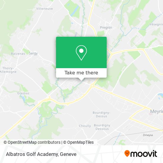 Albatros Golf Academy map