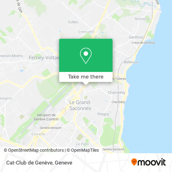 Cat-Club de Genève map