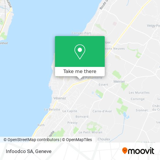 Infoodco SA map