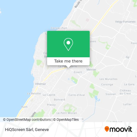 HiQScreen Sàrl map