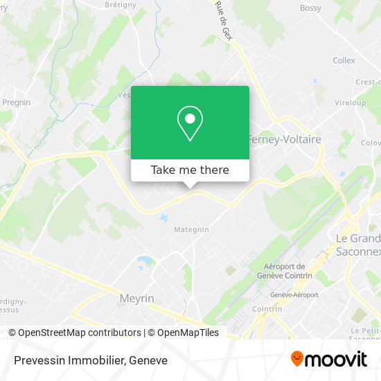 Prevessin Immobilier map