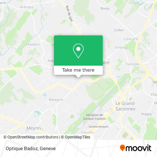 Optique Badoz map