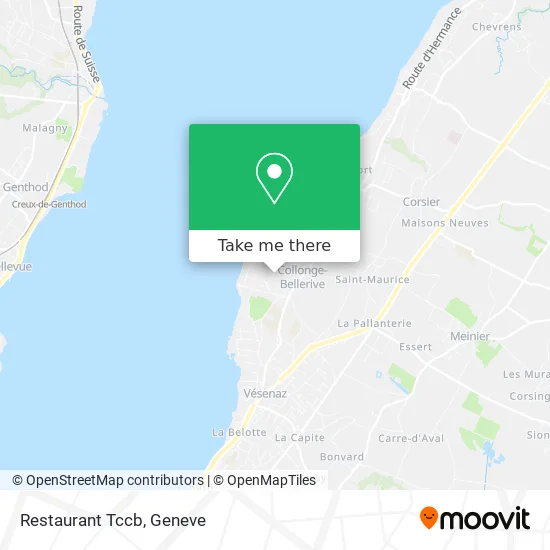 Restaurant Tccb map