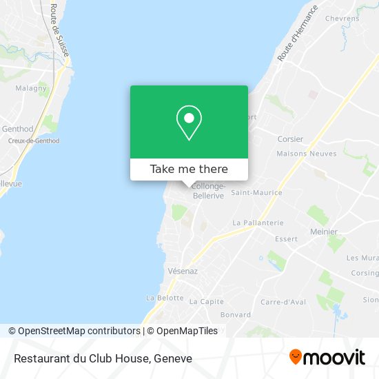 Restaurant du Club House map