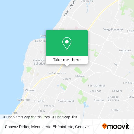 Chavaz Didier, Menuiserie-Ebénisterie map