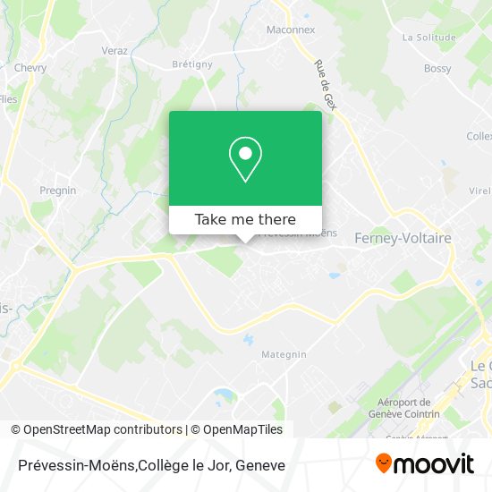 Prévessin-Moëns,Collège le Jor map