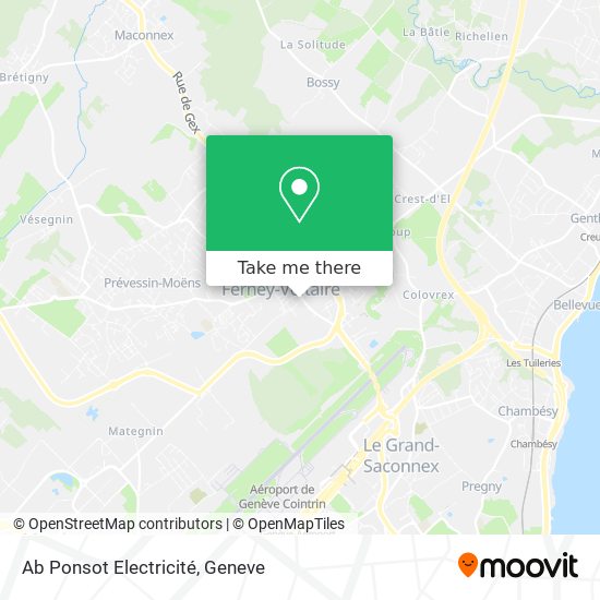 Ab Ponsot Electricité map