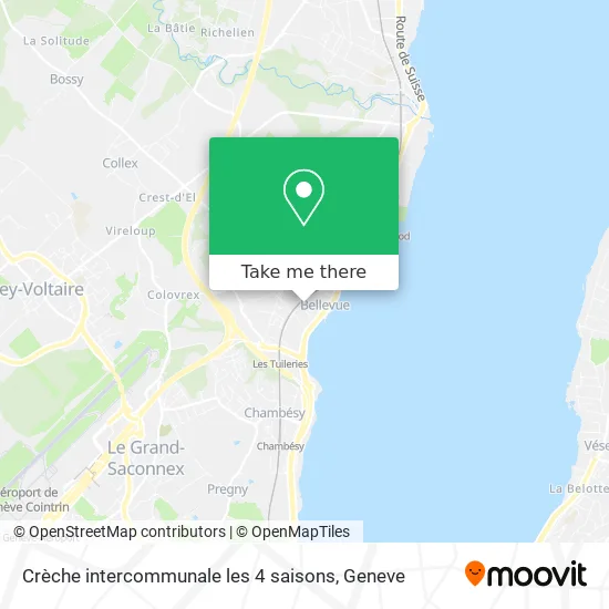 Crèche intercommunale les 4 saisons map