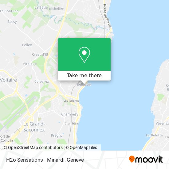 H2o Sensations - Minardi map