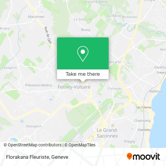 Florakana Fleuriste map