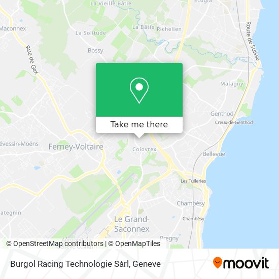 Burgol Racing Technologie Sàrl Karte