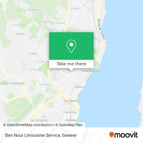 Ben Nour Limousine Service map