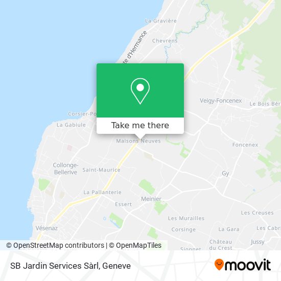 SB Jardin Services Sàrl map
