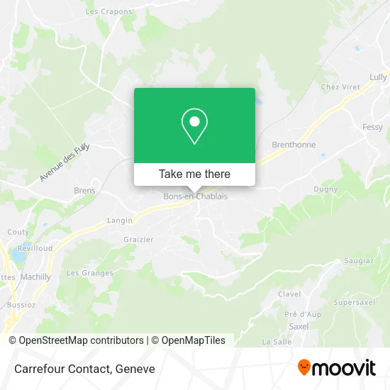 Carrefour Contact map