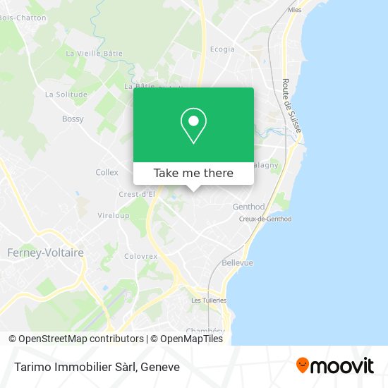 Tarimo Immobilier Sàrl map