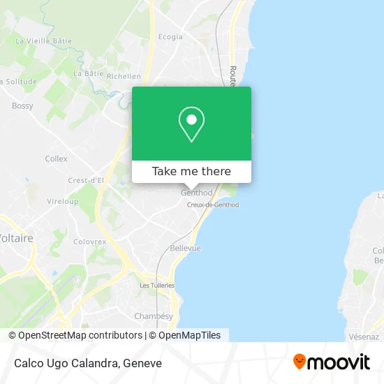 Calco Ugo Calandra map