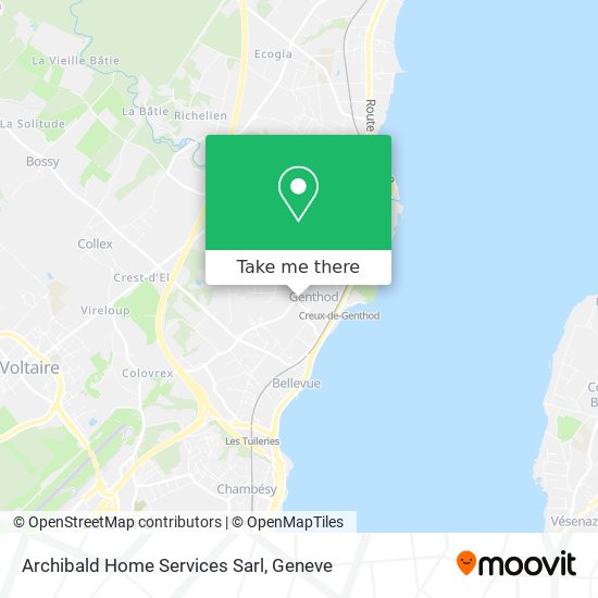 Archibald Home Services Sarl map