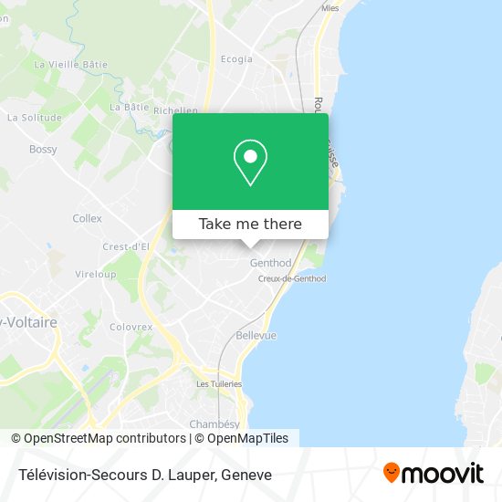 Télévision-Secours D. Lauper map