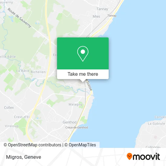 Migros map