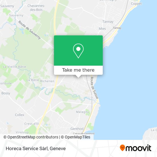 Horeca Service Sàrl map