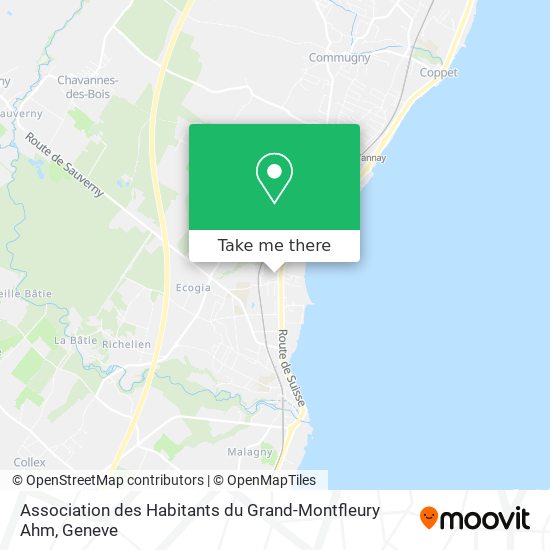 Association des Habitants du Grand-Montfleury Ahm map