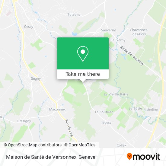 Maison de Santé de Versonnex map