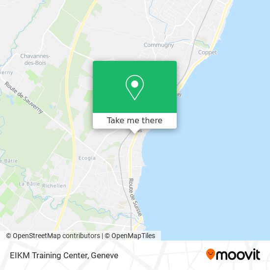 EIKM Training Center map