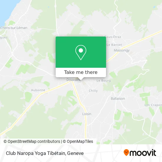 Club Naropa Yoga Tibétain map