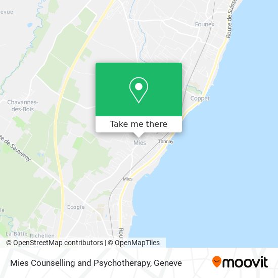 Mies Counselling and Psychotherapy map