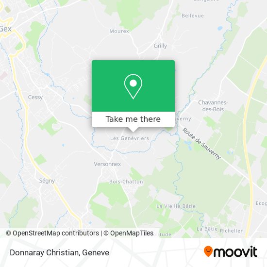 Donnaray Christian map