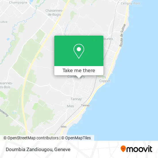 Doumbia Zandiougou map