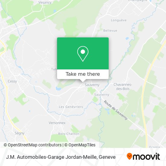 J.M. Automobiles-Garage Jordan-Meille map