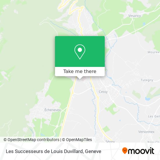 Les Successeurs de Louis Duvillard map