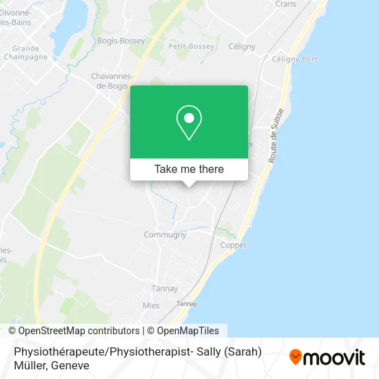 Physiothérapeute / Physiotherapist- Sally (Sarah) Müller map