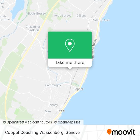 Coppet Coaching Wassenberg map