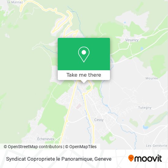 Syndicat Copropriete le Panoramique map