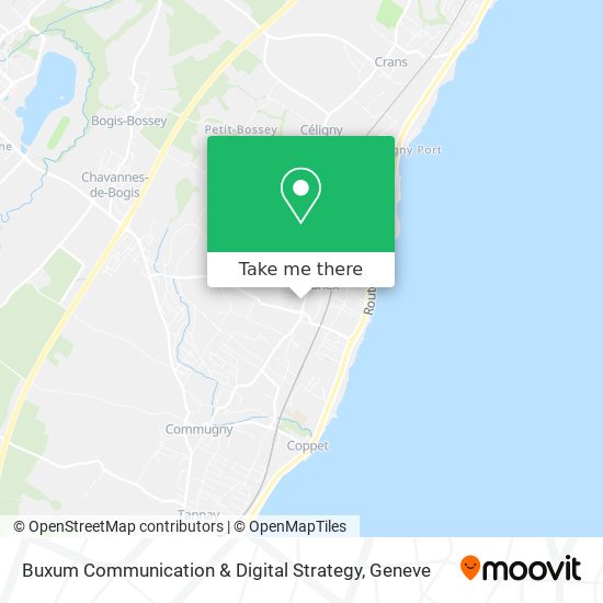 Buxum Communication & Digital Strategy map