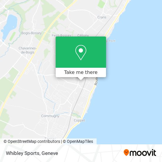 Whibley Sports map