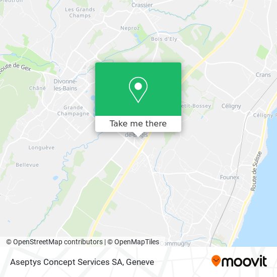 Aseptys Concept Services SA map