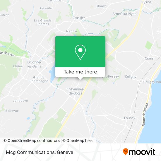 Mcg Communications map