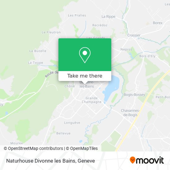 Naturhouse Divonne les Bains Karte
