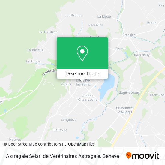 Astragale Selarl de Vétérinaires Astragale map