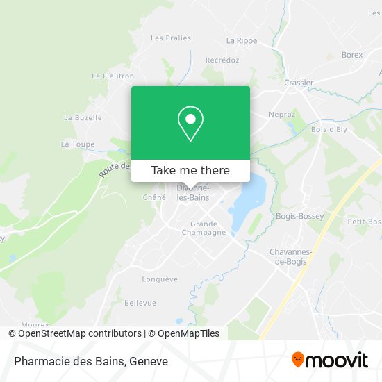 Pharmacie des Bains map