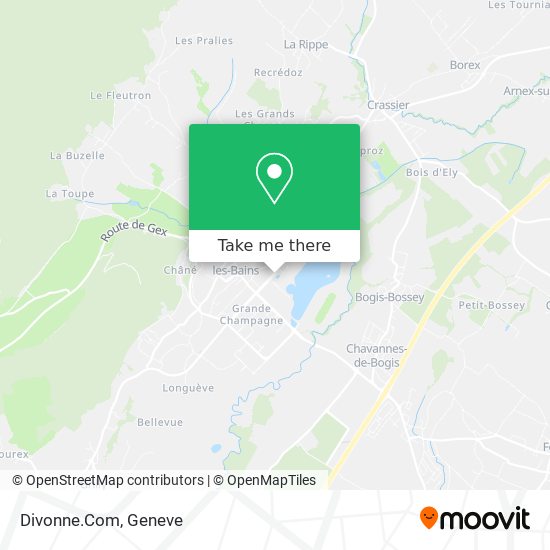 Divonne.Com map