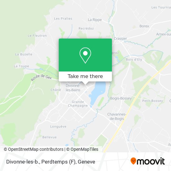 Divonne-les-b., Perdtemps (F) map