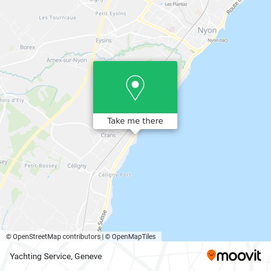 Yachting Service map