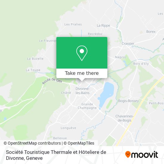 Société Touristique Thermale et Hôteliere de Divonne map