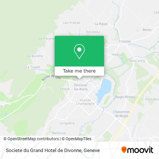 Societe du Grand Hotel de Divonne map
