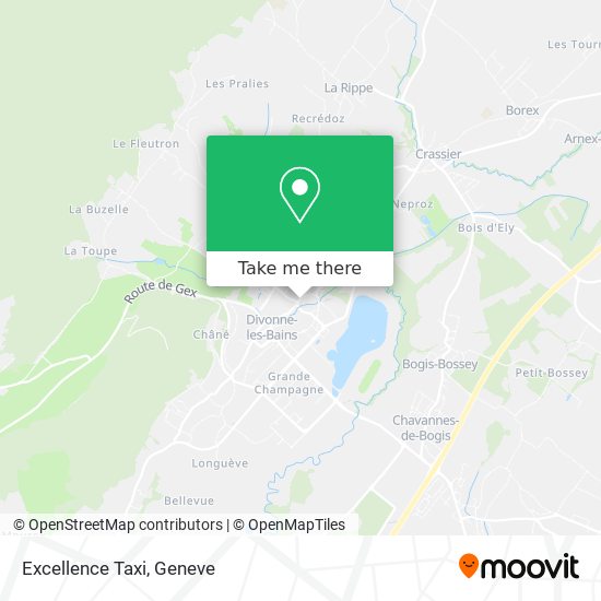 Excellence Taxi map