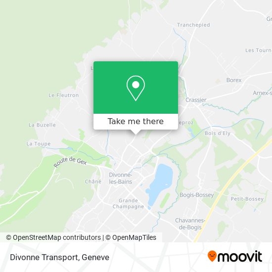 Divonne Transport map